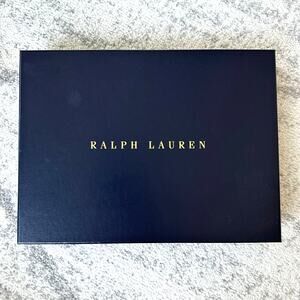 Ralph Lauren Medium Empty Gift Box Navy Blue